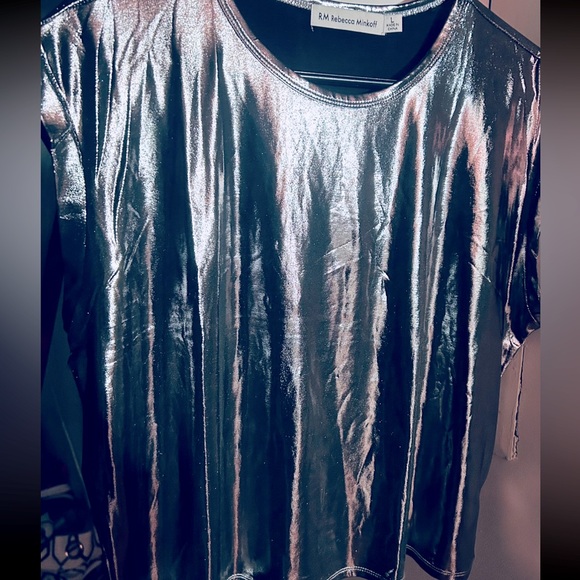 Women’s Rebecca Minkoff Silver Flowy Top